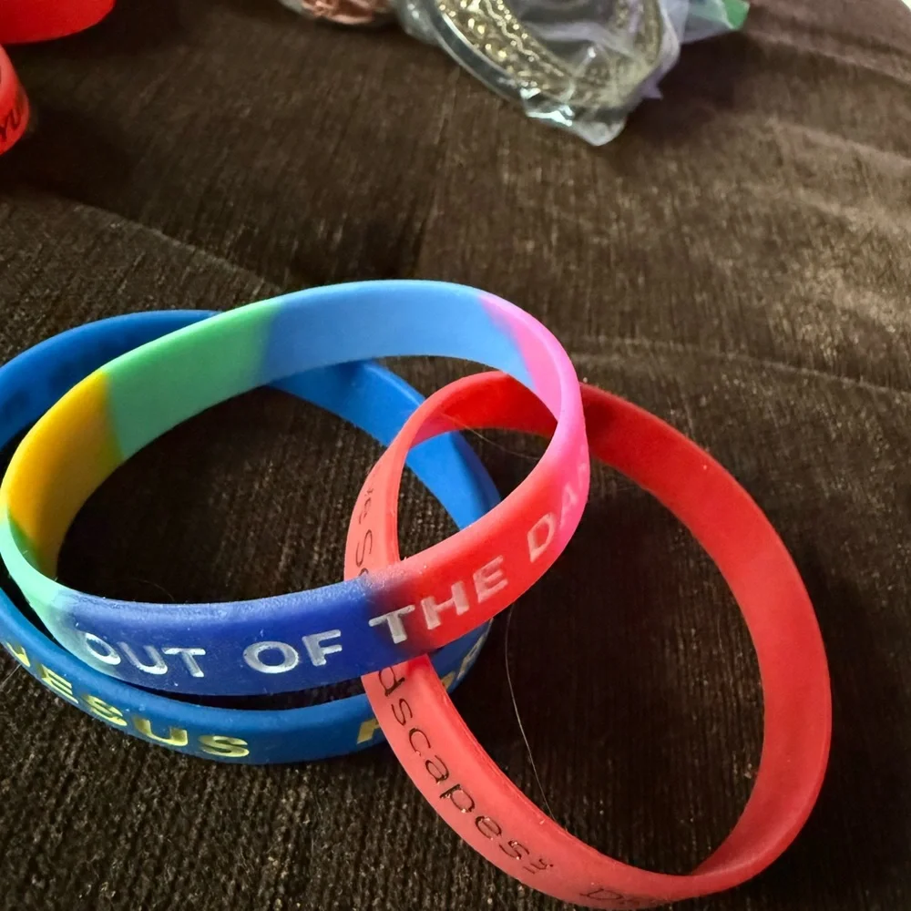Colorful Silicone Wristbands for Kids